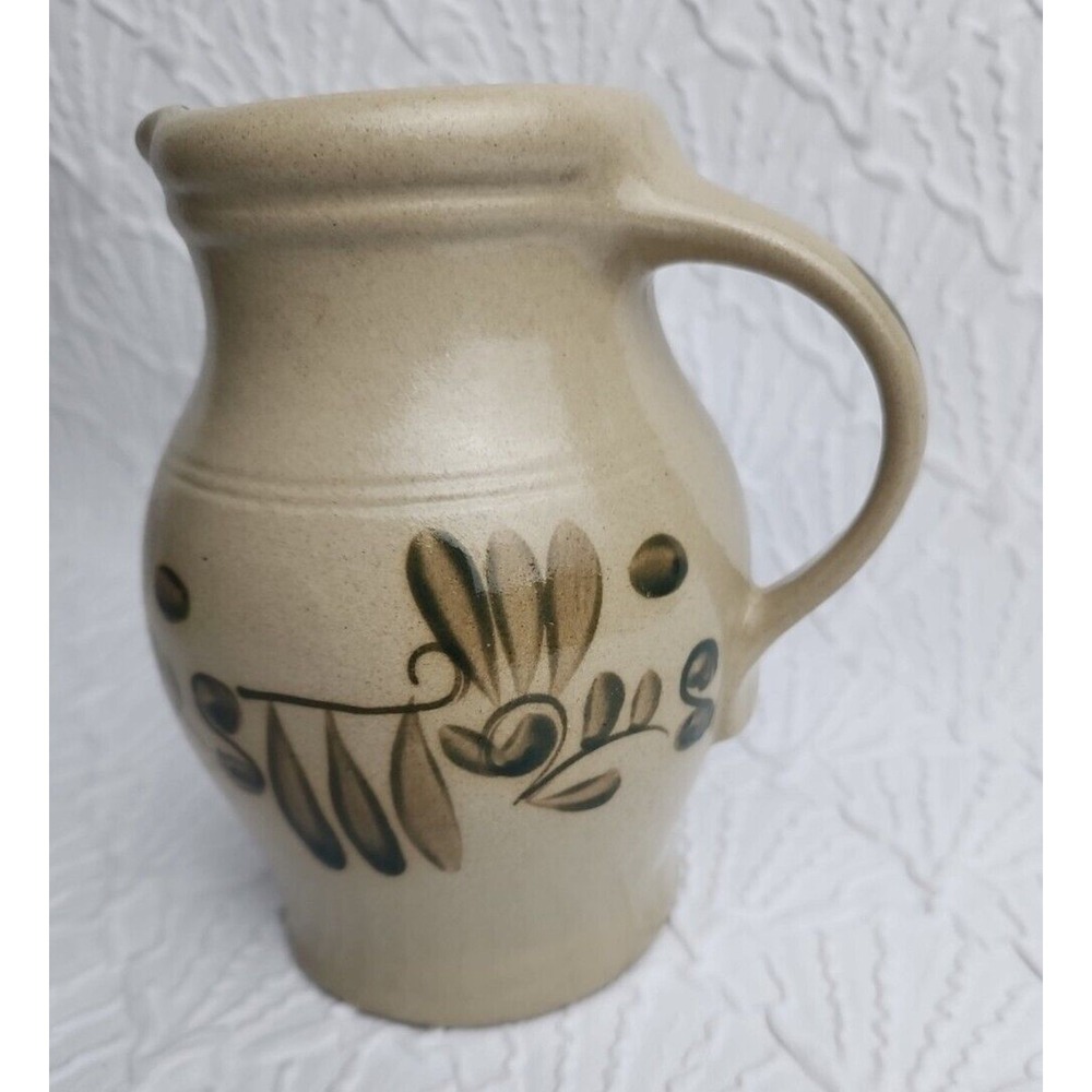 BBP Beaumont Brothers‎ Pottery Pitcher Salt Glaze Stoneware Rustic Primitive - Picture 2 of 11